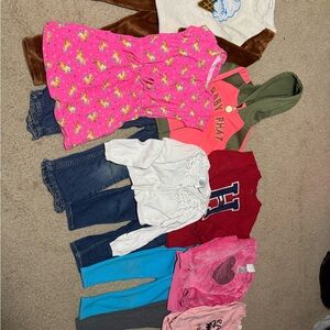 Girls Size 4T Clothing Bundle – 15+ Pieces – GUC